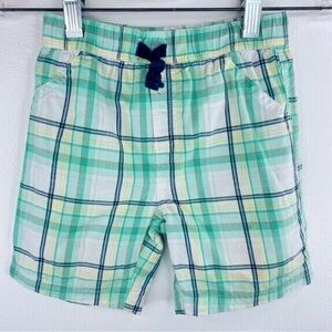 FIRST IMPRESSIONS Boys Kids Toddler Colorful Plaid Shorts Elastic Waist Size 3T